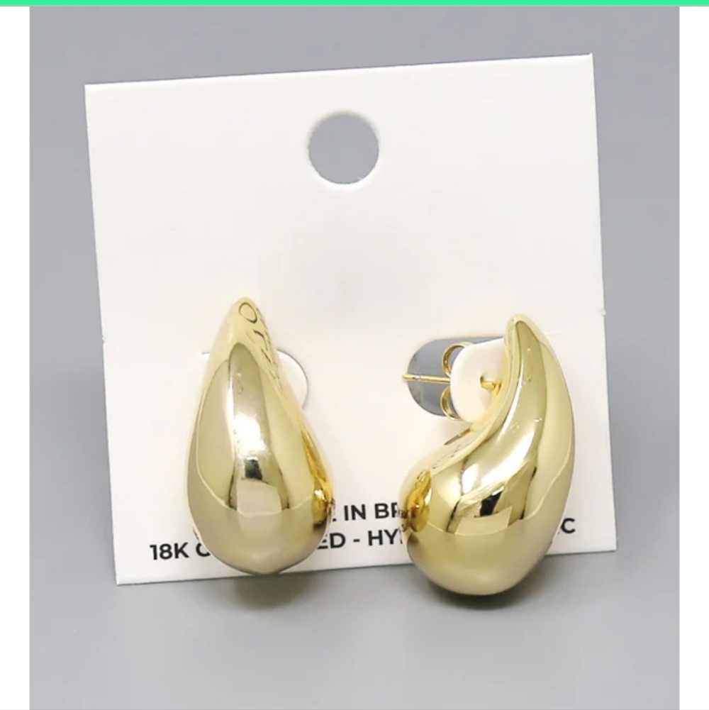 18K Gold Filled Teardrop Earrings